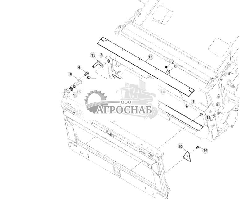 Ограничительная шторка  кронштейны на наклонной камере, HillMaster™ - ST823846 573.jpg